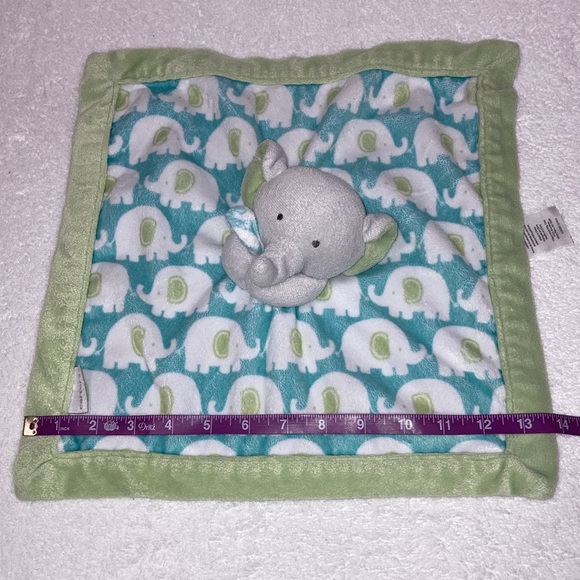 Carters Lovey Gray Bunny Rabbit 2020 Plush Toy Easter Unisex Security Blanket - Picture 3 of 6